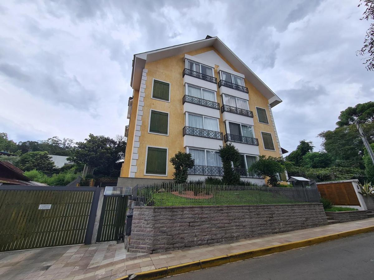 1D Com Lareira No Centro De Gramado Appartement Buitenkant foto